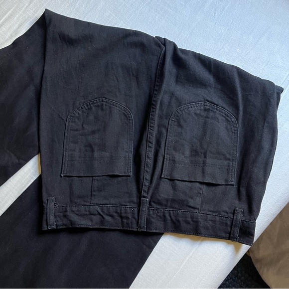 Doen black denim wide boot cut leg jeans - Picture 5 of 7